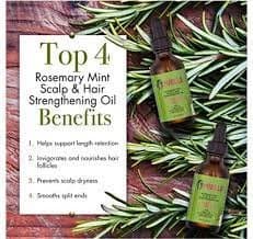 MIELLE Organics Rosemary Mint Scalp & Hair Strenghthening Oil 59ml