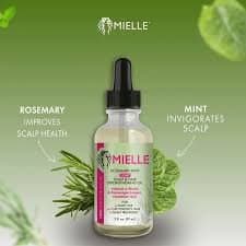 Mielle Organics Rosemary Mint Light Scalp & Hair Strengthening Oil(new), 59ml
