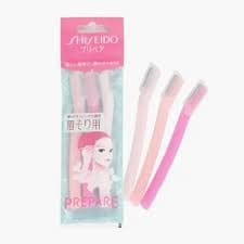 Shiseido - Prepare Face & Body Razor [L Type for Eyebrow - 3 pcs]