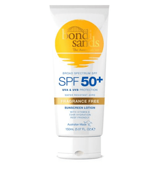 Bondi Sands Sunscreen Lotion SPF 50+ Fragrance Free ,150ml