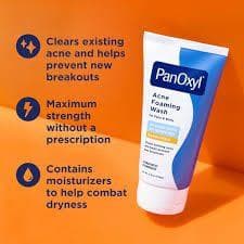 Panoxyl Acne Foaming Face Wash Benzoyl Peroxide 10% , 156g