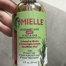 Mielle Organics Rosemary Mint Light Scalp & Hair Strengthening Oil(new), 59ml