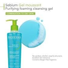 Bioderma Sébium Gel Moussant Facewash, 200ml