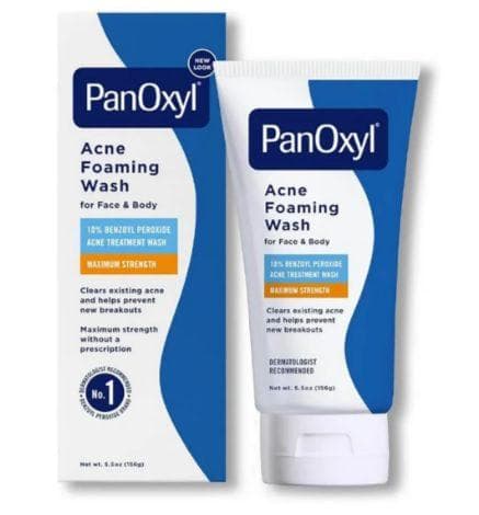 Panoxyl Acne Foaming Face Wash Benzoyl Peroxide 10% , 156g