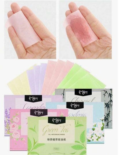 Shein 100pcs Face Oil Absorbing Pape, Rose