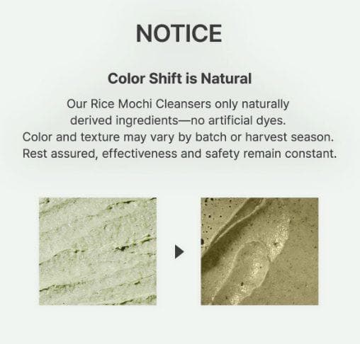 Arencia Fresh Green Rice Mochi Cleanser 120g