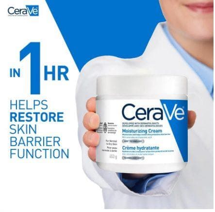 CeraVe Moisturizing Cream Normal To Dry Skin 453g (with pump)