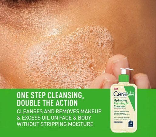 Cerave Hydrating Foaming Oil Cleanser 355ml