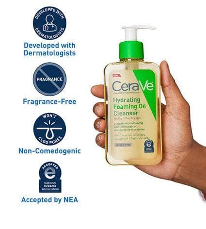 Cerave Hydrating Foaming Oil Cleanser 355ml