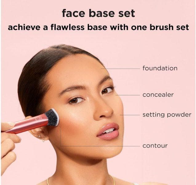 Real Techniques Face Base Set ( 4 brushes )