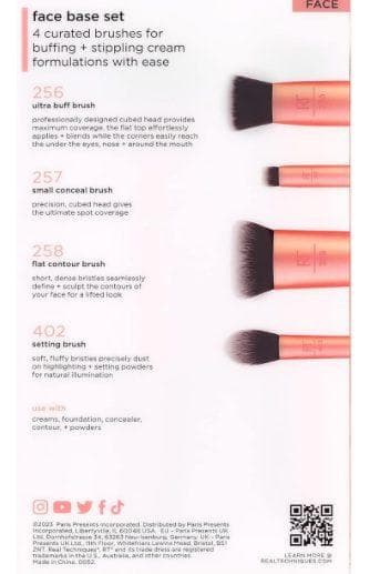 Real Techniques Face Base Set ( 4 brushes )