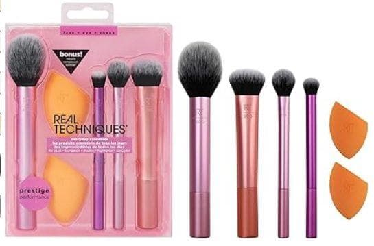 Real Techniques Everyday Essentials Set Of 6