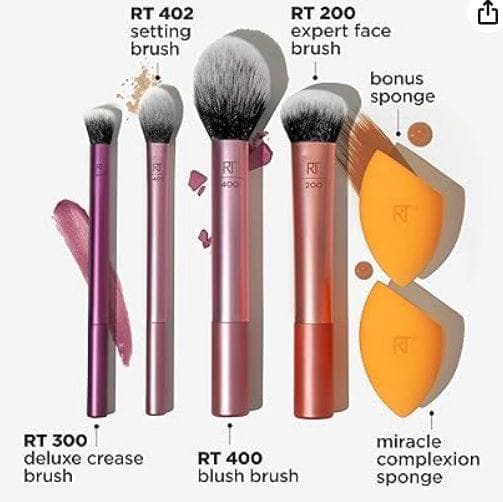 Real Techniques Everyday Essentials Set Of 6