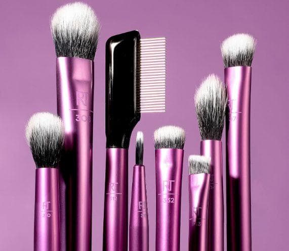 REAL TECHNIQUES Everyday Essentials Eye, Purple, 8 Piece Set