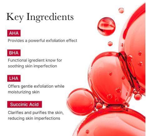medicube red acne body peeling shot 110g
