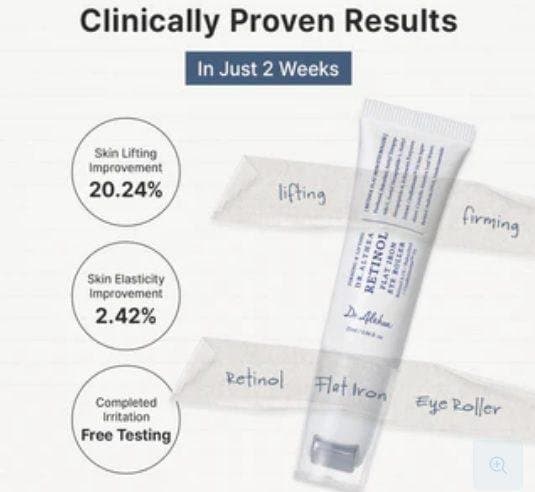 Dr.Althea Retinol Flat Iron Eye Roller 25ml