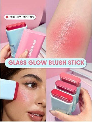 Sheglam Glass Glow Blush Stick - Cherry Express
