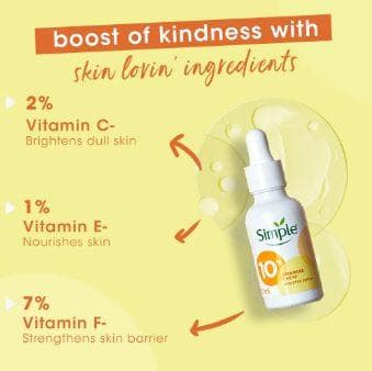 Simple 10% Vitamin C+E+F Serum 30ml