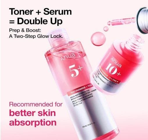 Anua Niacinamide Tranexamic Acid Brightening Booster Toner 250ml