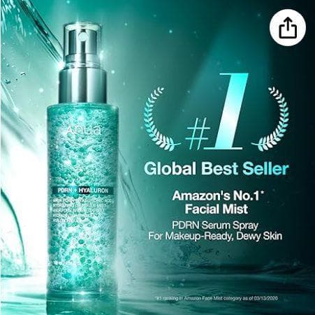 Anua PDRN Hyaluronic Acid Hydrating Capsule Mist 100ml