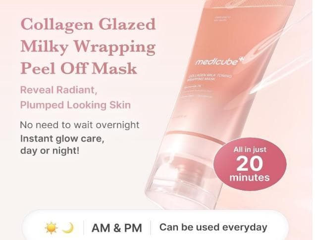 medicube Wrapping Mask Collagen Glazed Milky Glow 75ml