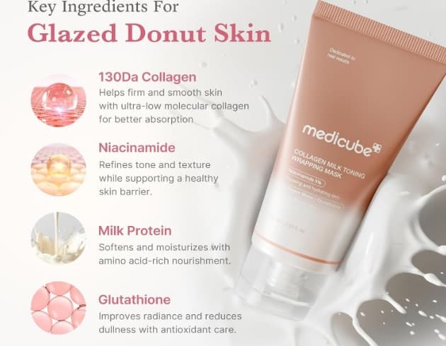 medicube Wrapping Mask Collagen Glazed Milky Glow 75ml