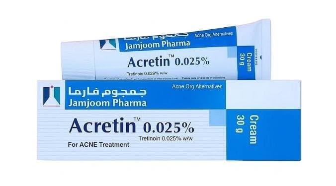 Jamjoom Pharma Acretin Tretinoin 0.025% Cream, 30g