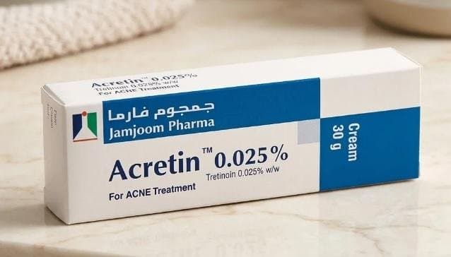 Jamjoom Pharma Acretin Tretinoin 0.025% Cream, 30g