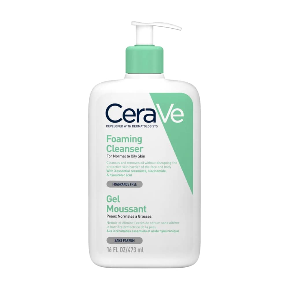 CeraVe Foaming Cleanser for Normal to Oily Skin, 473ml