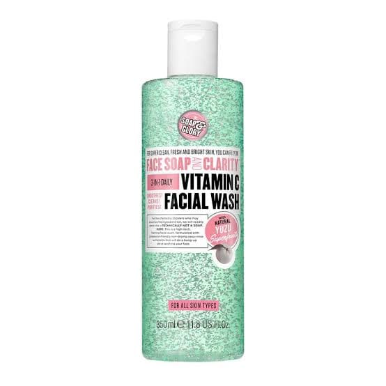 Soap & Glory's Face Soap And Clarity is a 3-in-1 daily face wash, 350ml
