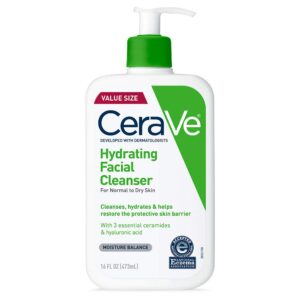 CeraVe Hydrating Cleanser with Hyaluronic Acid - Normal to Dry Skin, 473ml