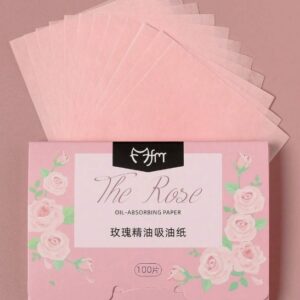 Shein 100pcs Face Oil Absorbing Pape, Rose