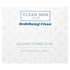 Clean Skin Club Bio Based facial towels XL, 10 pieces
